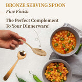 Bronze serving spoon online