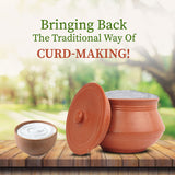 Organic curd pot 