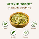 Nutrients of green moong dal