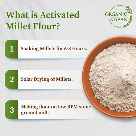 Amaranth / Rajgira Flour / Activated Flour - Organic Gyaan