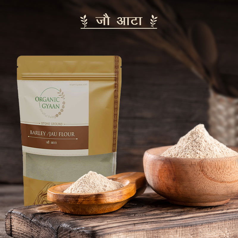 Barley Flour / Jau ka Atta / Activated Flour - Organic Gyaan