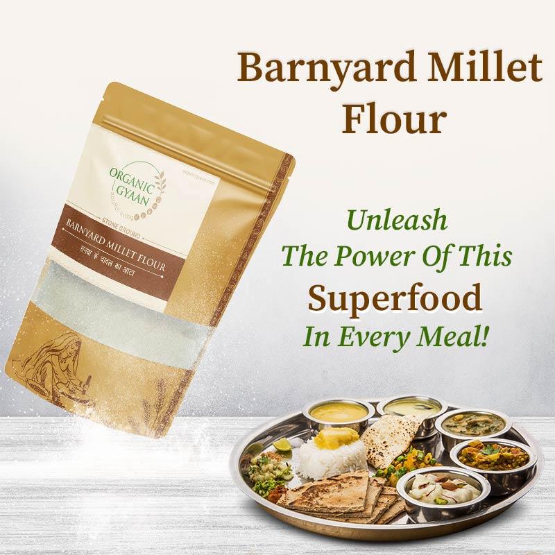 Barnyard Millet Flour / Activated Flour - Organic Gyaan