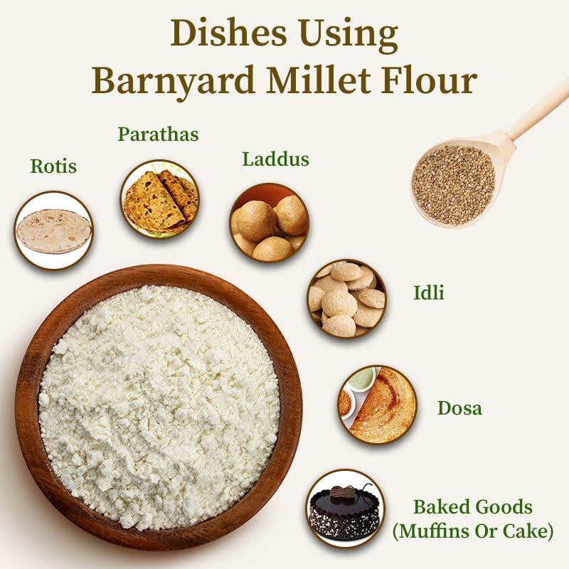 Barnyard Millet Flour / Activated Flour - Organic Gyaan