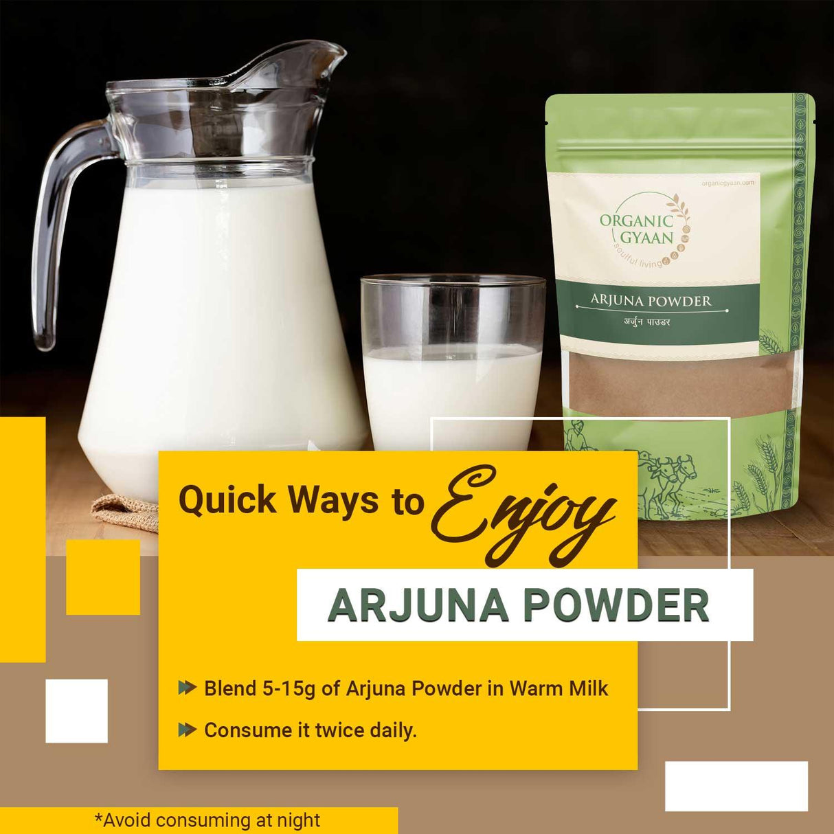 Arjuna Powder - Organic Gyaan