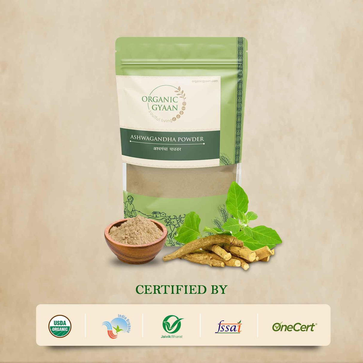 Ashwagandha Powder - Organic Gyaan