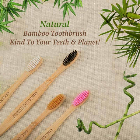 Bamboo Tooth Brush - Organic Gyaan