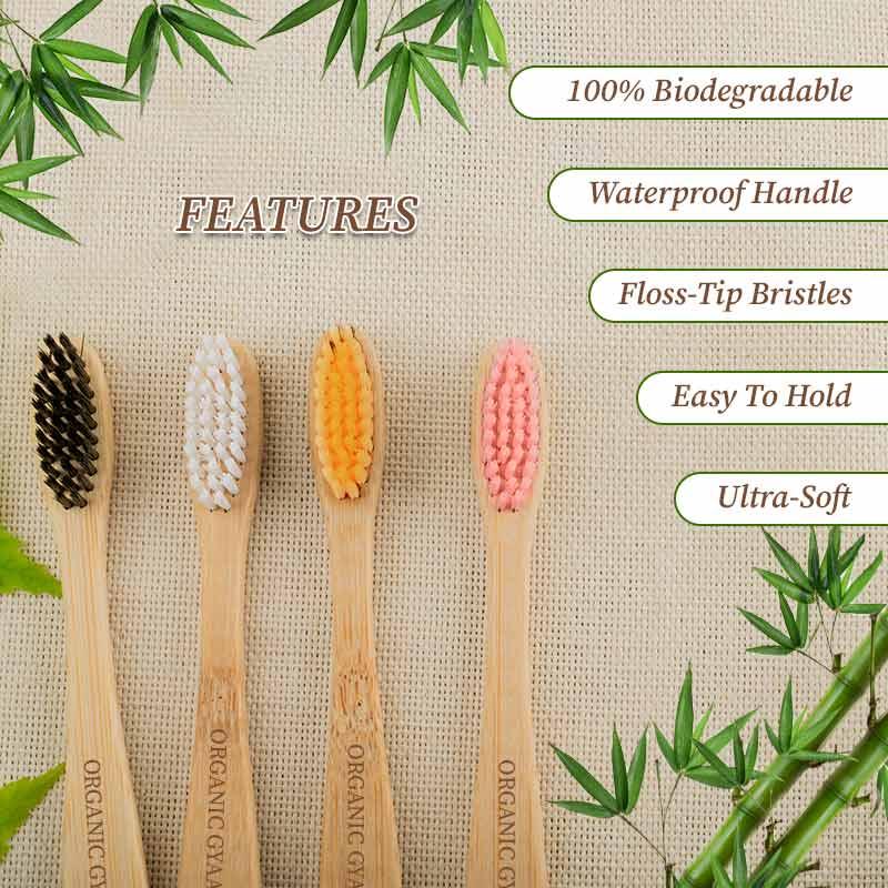 Bamboo Tooth Brush - Organic Gyaan