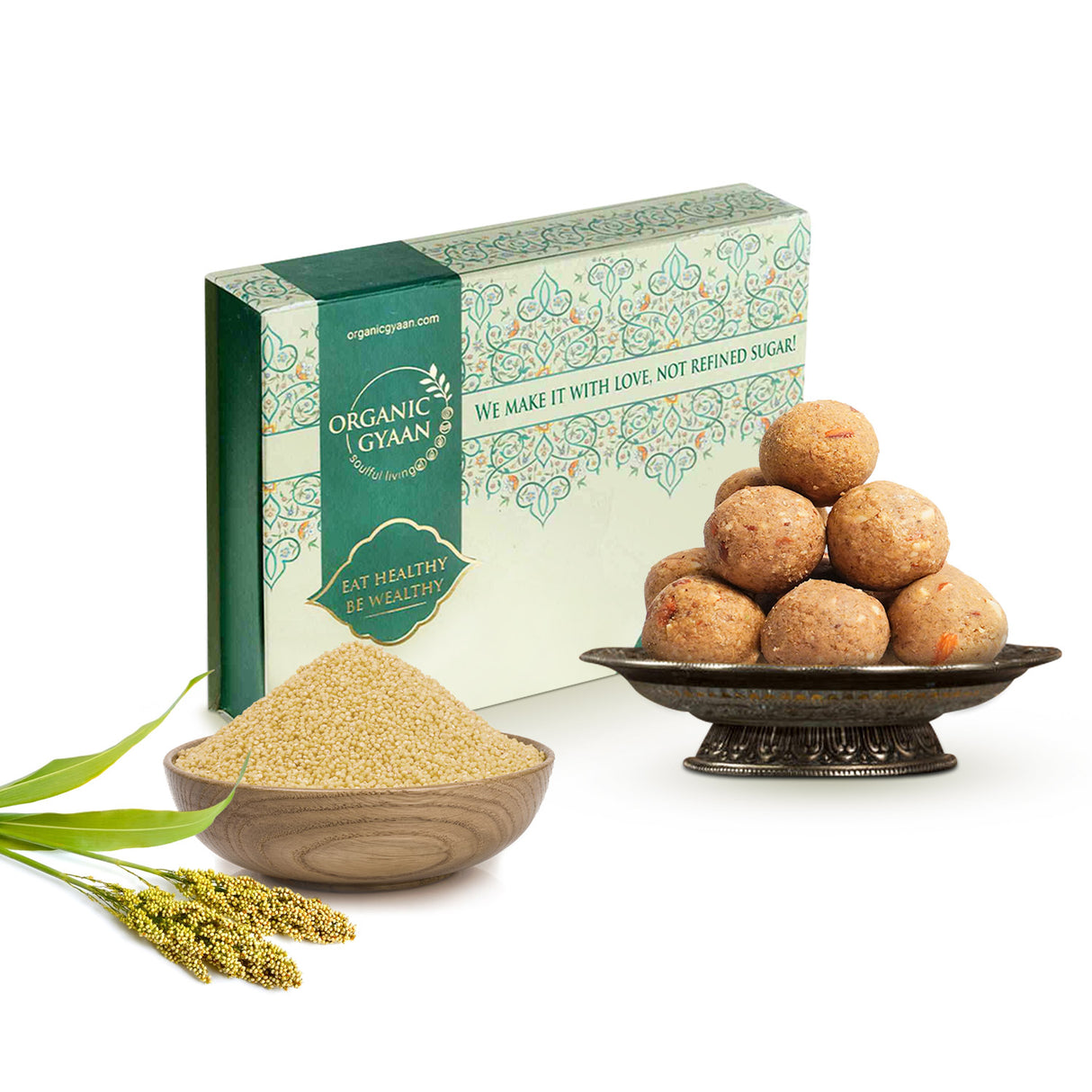 Foxtail (Thinai) Millet Laddu