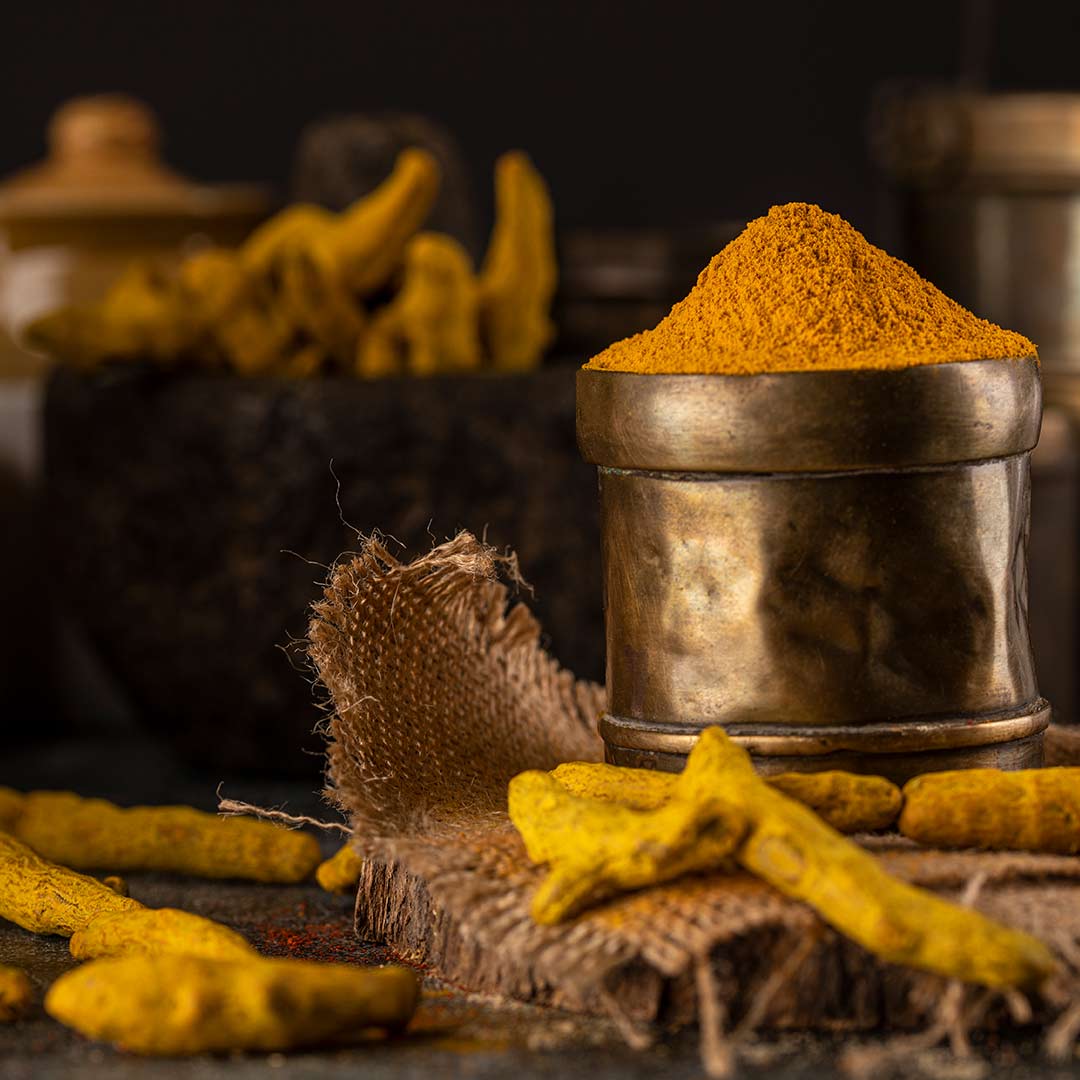 Organic turmeric powder