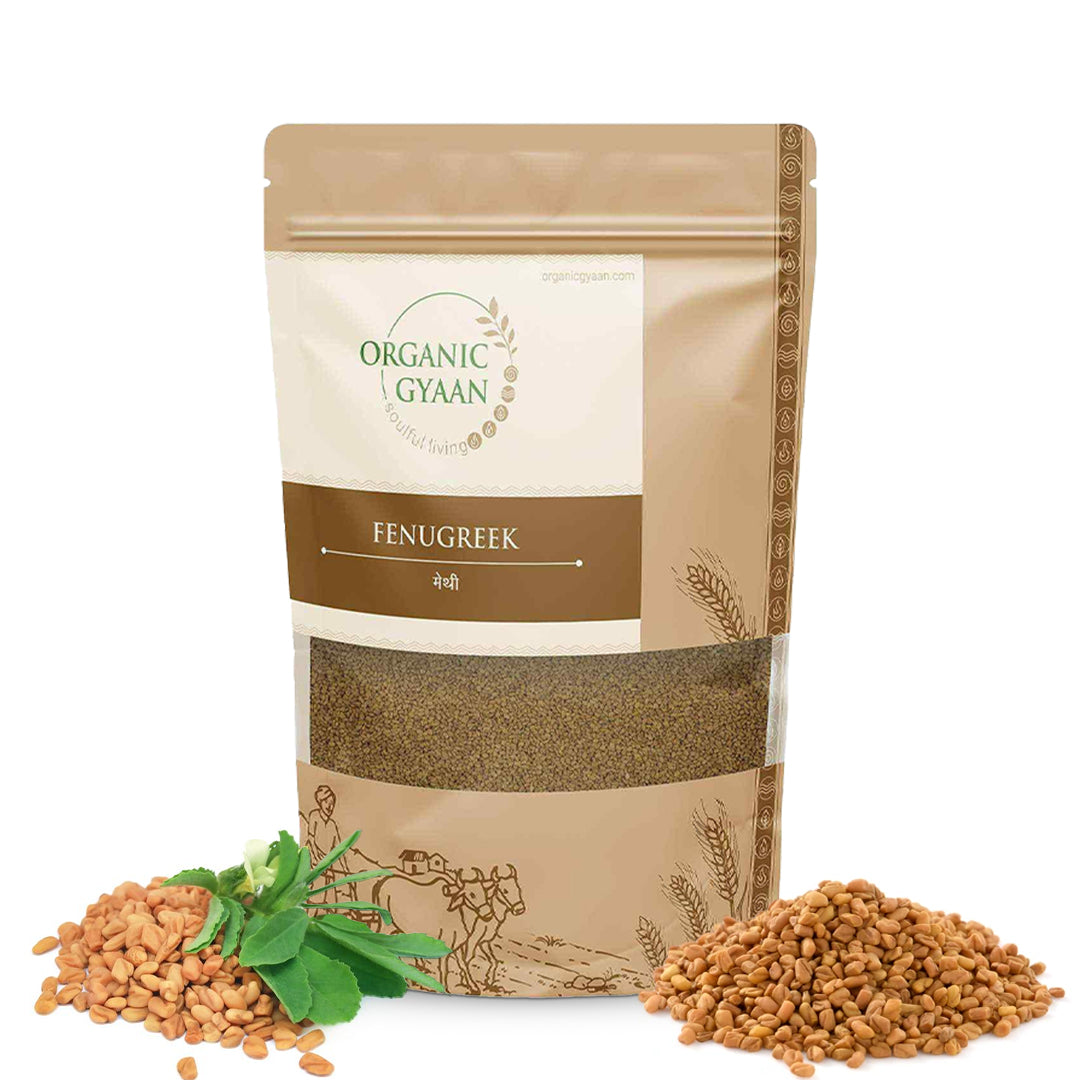 Buy Premium Quality Fenugreek (Methi) Online – Organic Gyaan