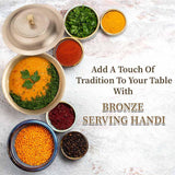 Bronze serving handi