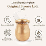 Fine finish bronze lota health benefits