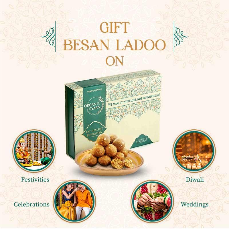 Best gifting option besan ladoo