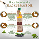 Home remedies of black sesame oil