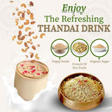 Refreshing thandai drink