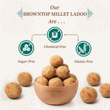 Sugar free browntop millet ladoo 