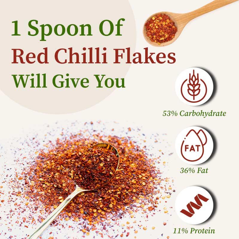 Red Chilli Flakes - Organic Gyaan