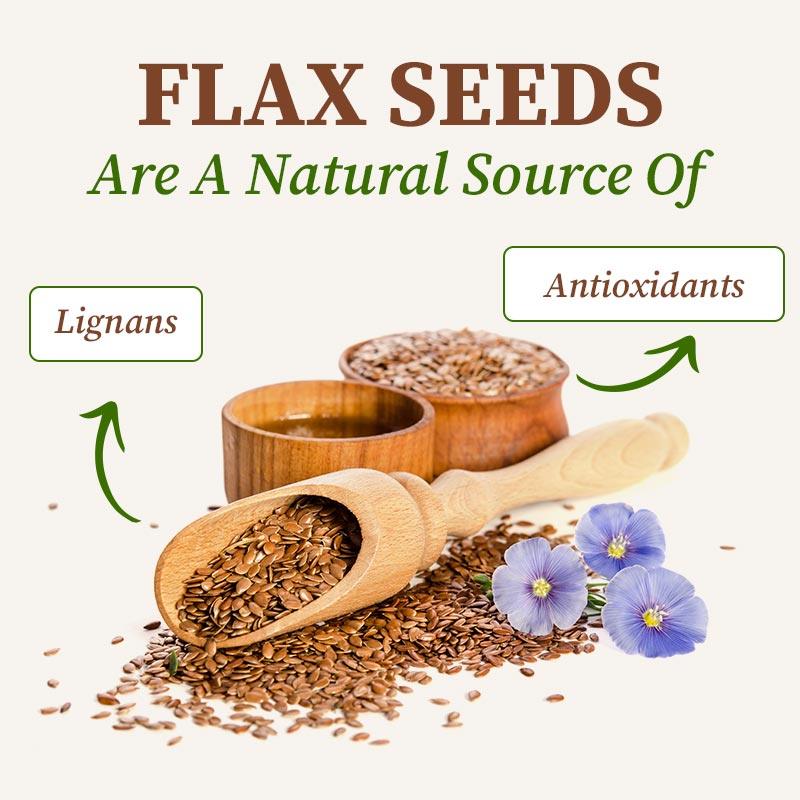 Organic flax seeds