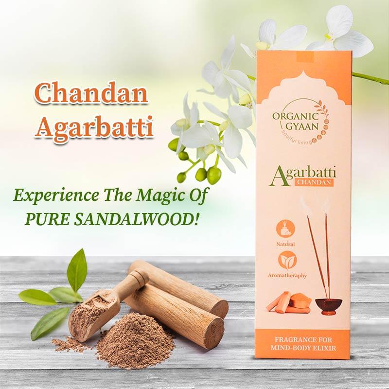 Pure sandalwood chandan agarbatti 