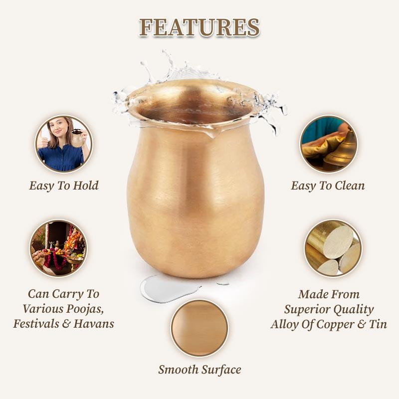 features of bronze lota