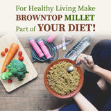 Browntop millet for diet