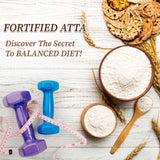 Balanced diet with fortified atta