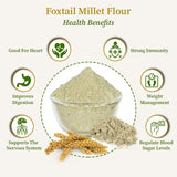 Foxtail millet flour health benefits