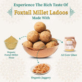 Rich taste of foxtail millet ladoo 