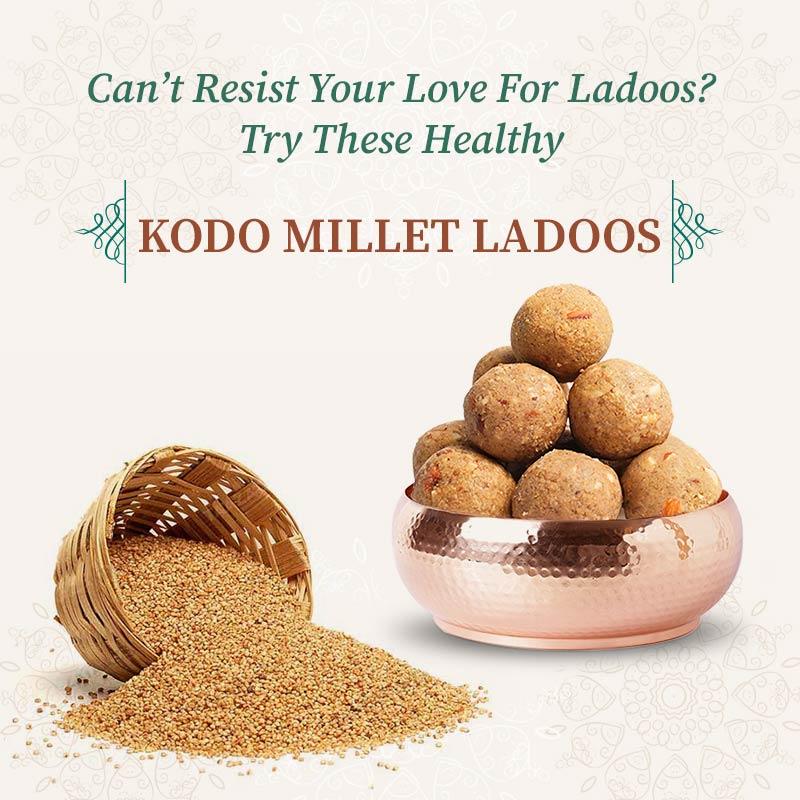 Healthy kodo millet ladoo