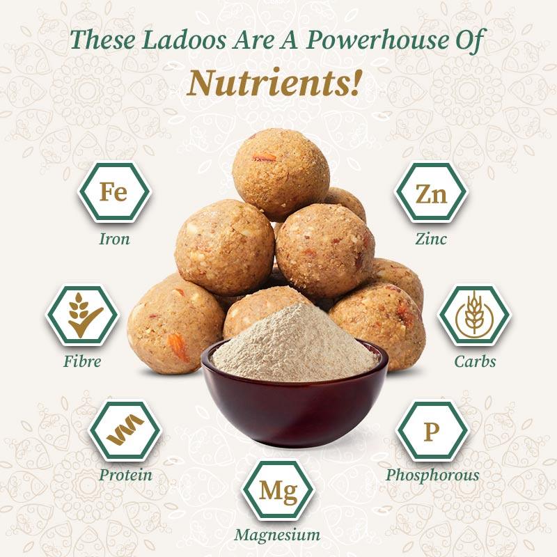 Nutrients in little millet ladoo 