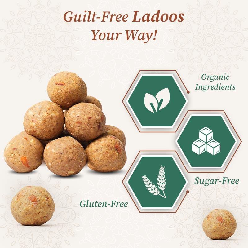 Organic guilt free kodo millet ladoos 