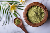 Organic wheat grass powder