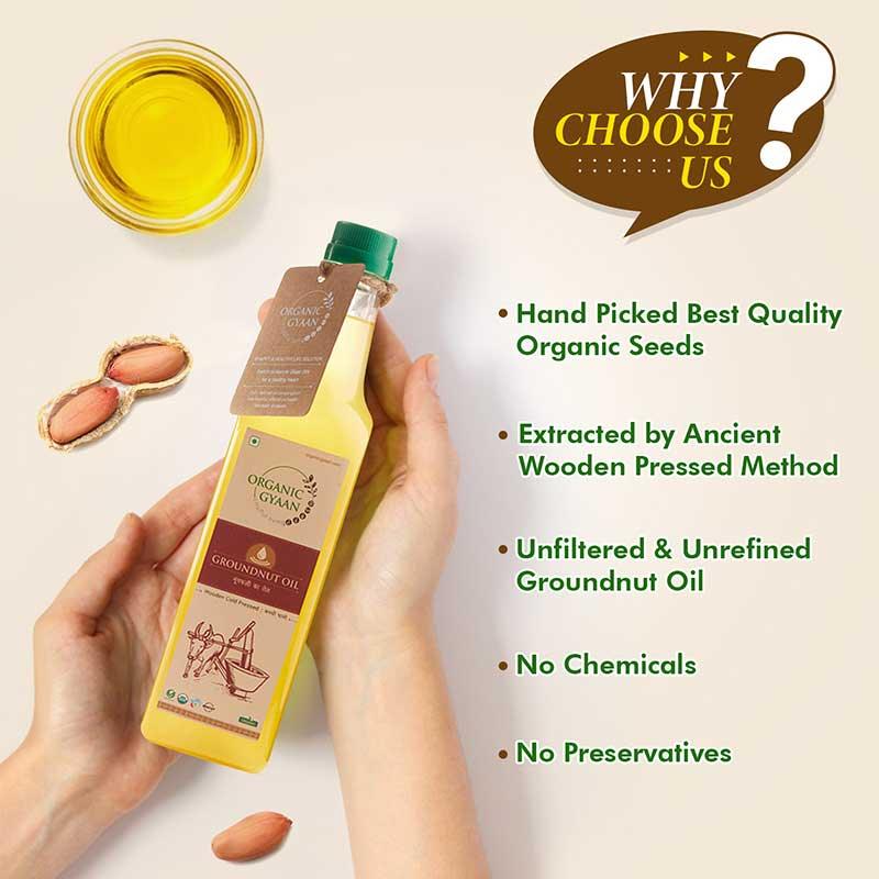 organic groundnut oil