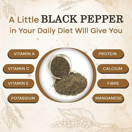 black pepper powder nutritional value